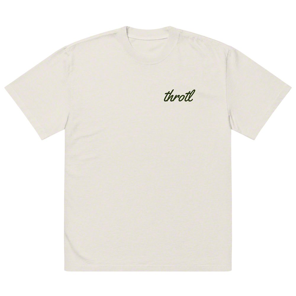 Throtl Who Needs Money Premium Oversized Faded T-Shirt