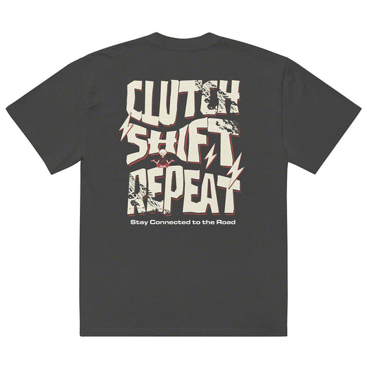 Throtl Clutch Shift Repeat Premium Oversized T-Shirt