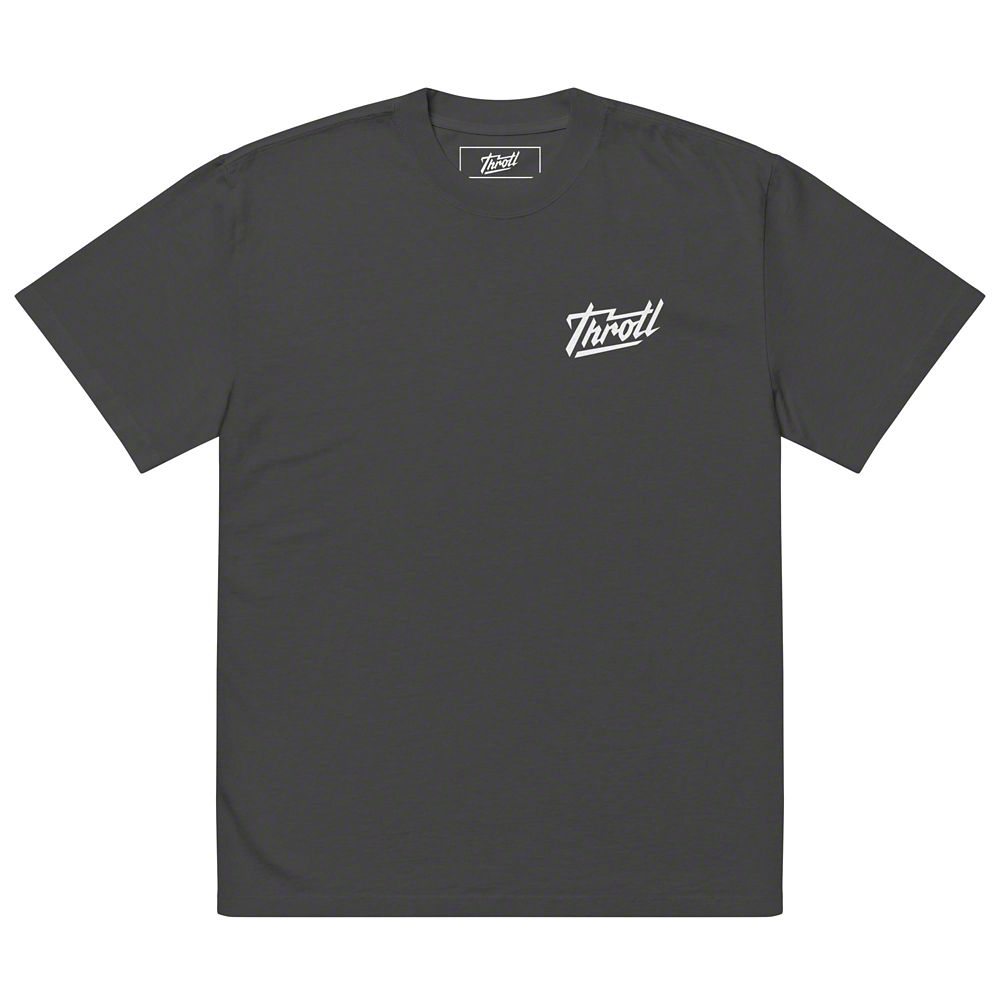 Throtl The Third Pedal Premium Oversized T-Shirt