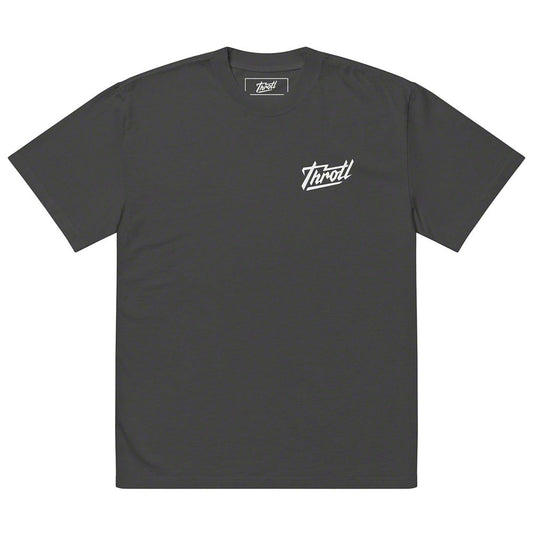 Throtl The Third Pedal Premium Oversized T-Shirt