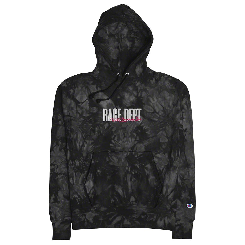 Throtl Race Department Premium Champion Tie-Dye Hoodie
