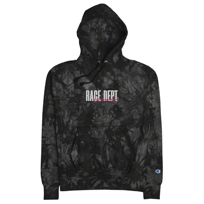 Throtl Race Department Premium Champion Tie-Dye Hoodie