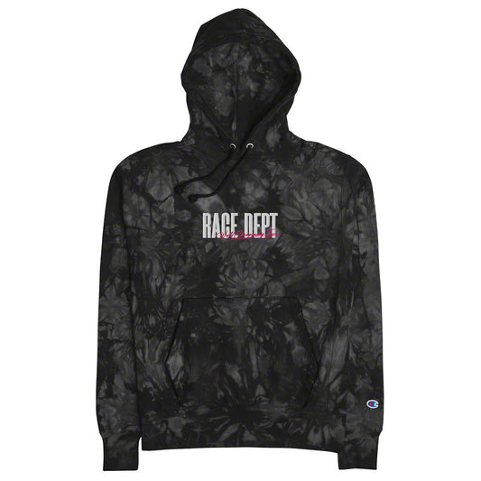 Throtl Race Department Premium Champion Tie-Dye Hoodie