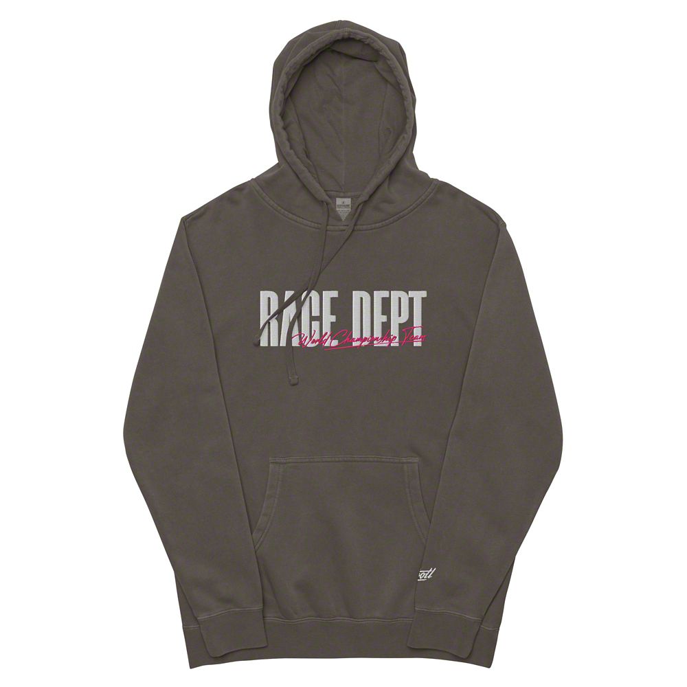 Throtl Race Department World Champion Hoodie; Pigment Black