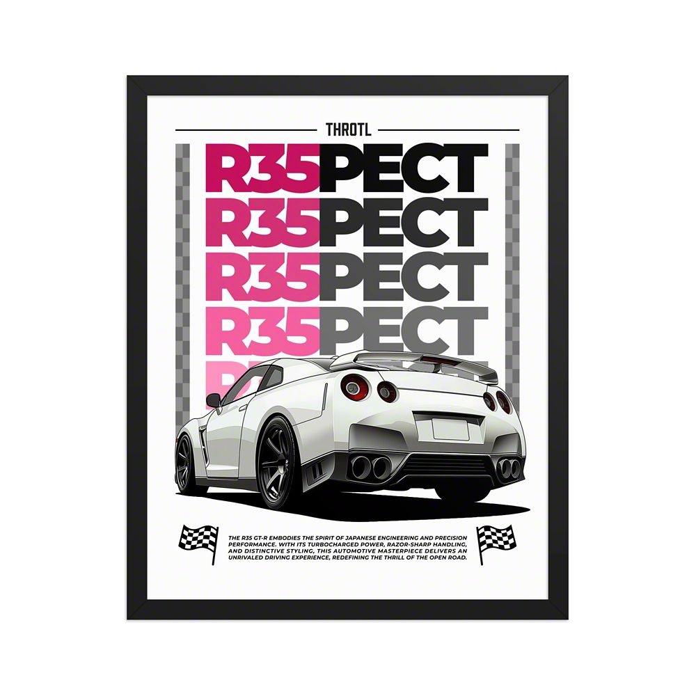 Throtl R35PECT Framed Poster