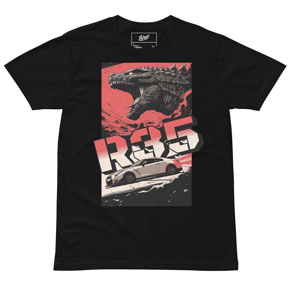 Throtl R35 Zylla Short Sleeve T-Shirt; Black
