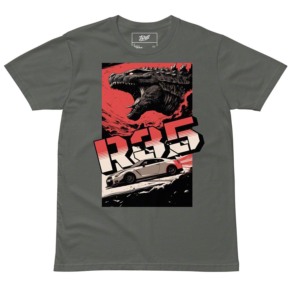 Throtl R35 Zylla Short Sleeve T-Shirt; Black
