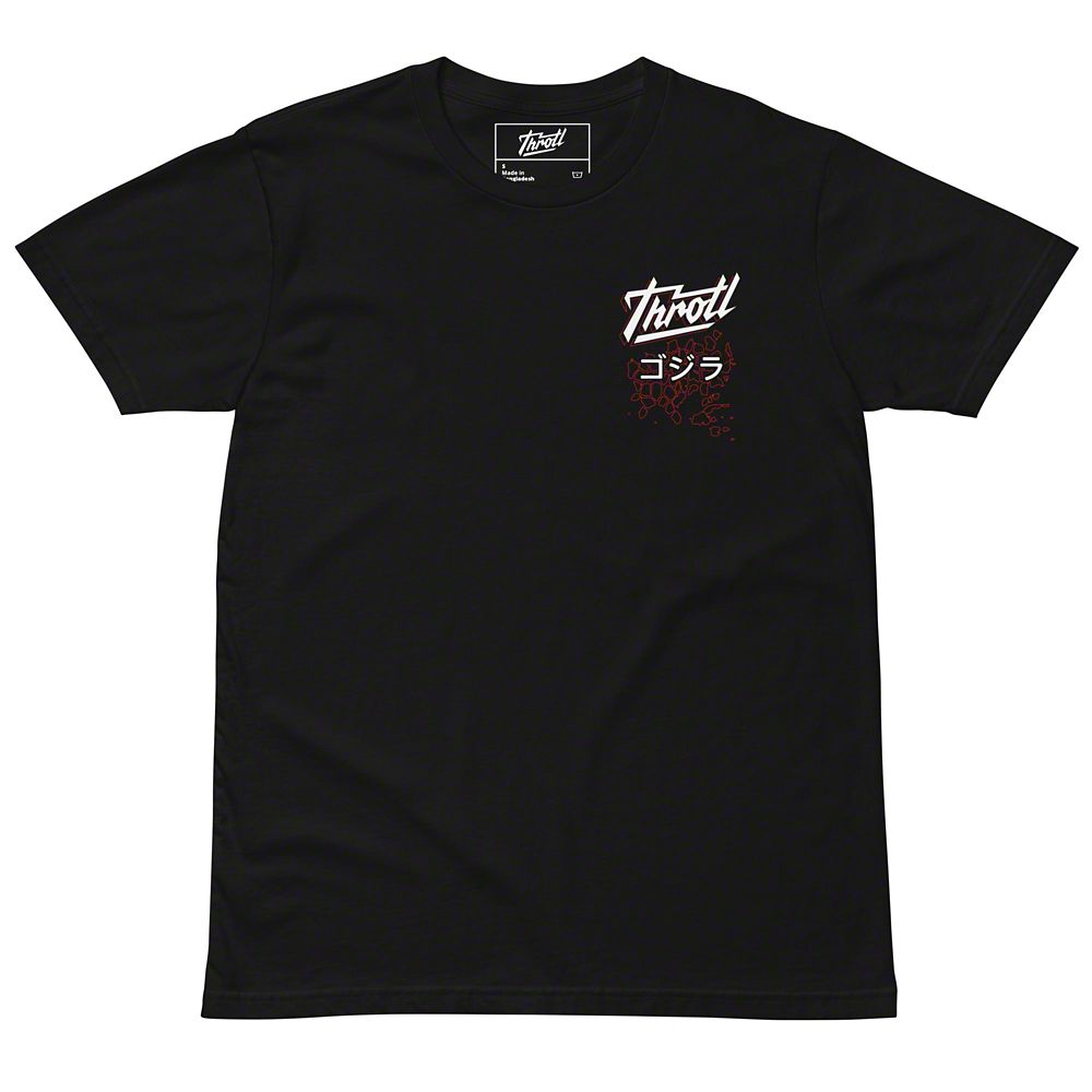 Throtl GTR Generations Short Sleeve T-Shirt; Black