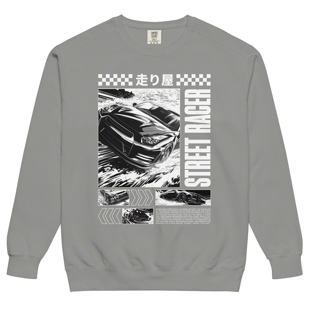 Throtl R35 Comic Street Crew Neck Sweatshirt