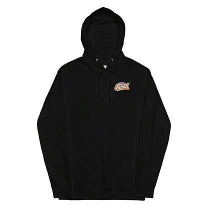 Throtl R35 Orange Clouds Hoodie; Black