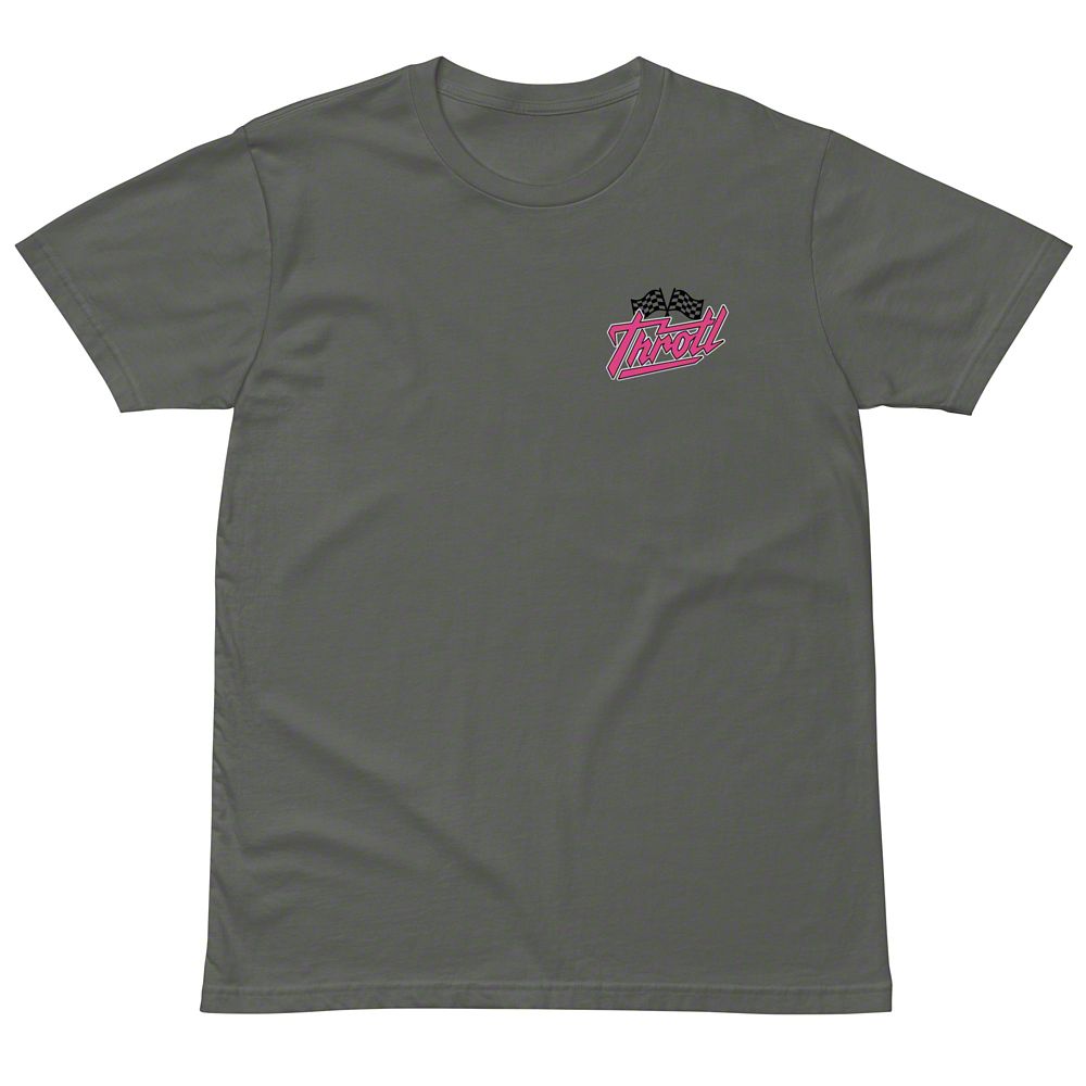Throtl R35PECT Short Sleeve T-Shirt; Charcoal
