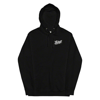 Throtl R35 Street Racer Midweight Hoodie; Black