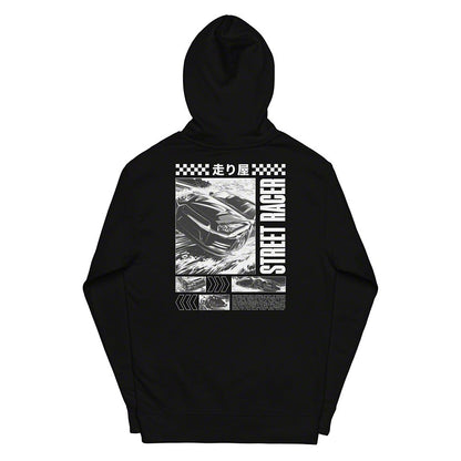 Throtl R35 Street Racer Midweight Hoodie; Classic Navy