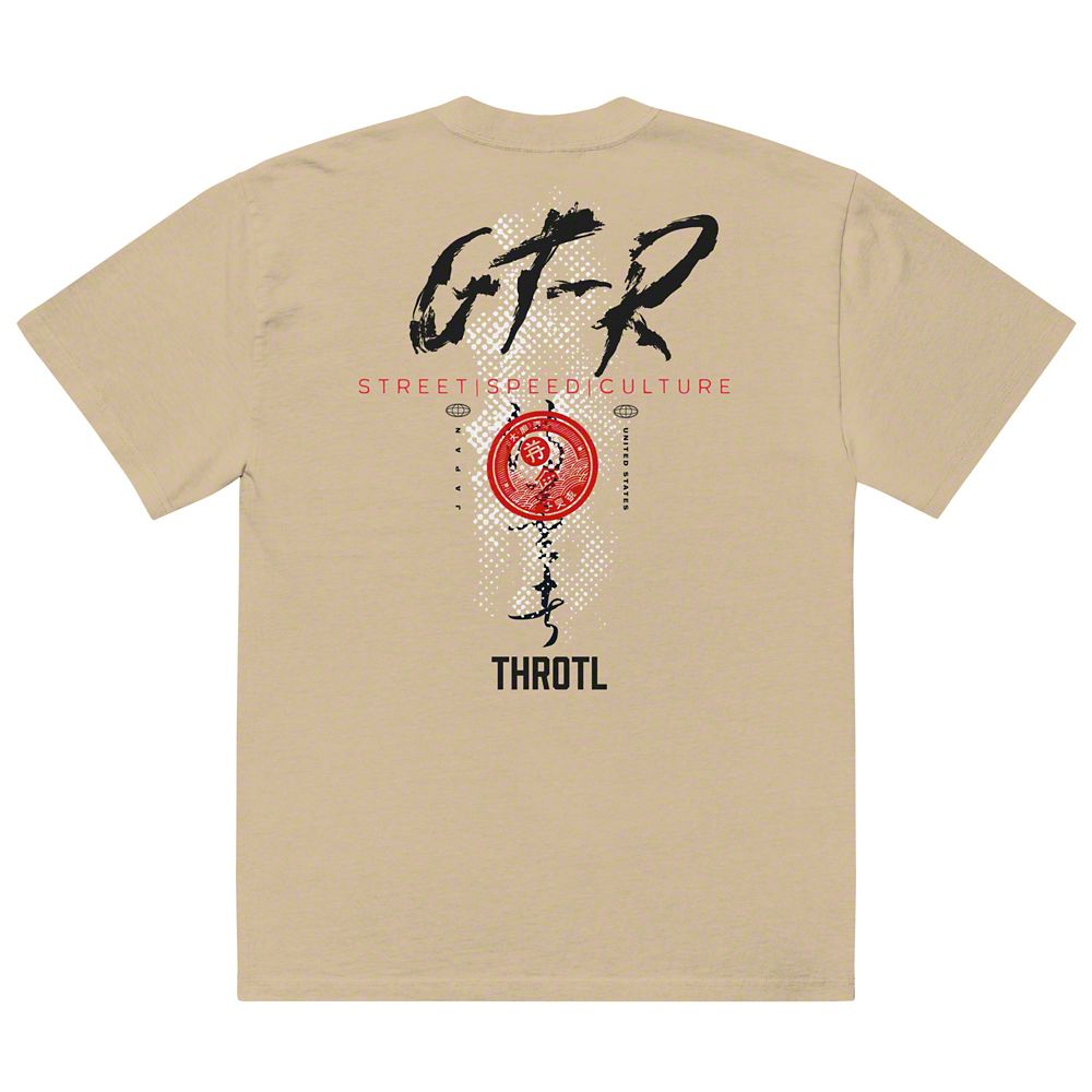 Throtl GTR Street Speed Culture Premium Oversized T-Shirt