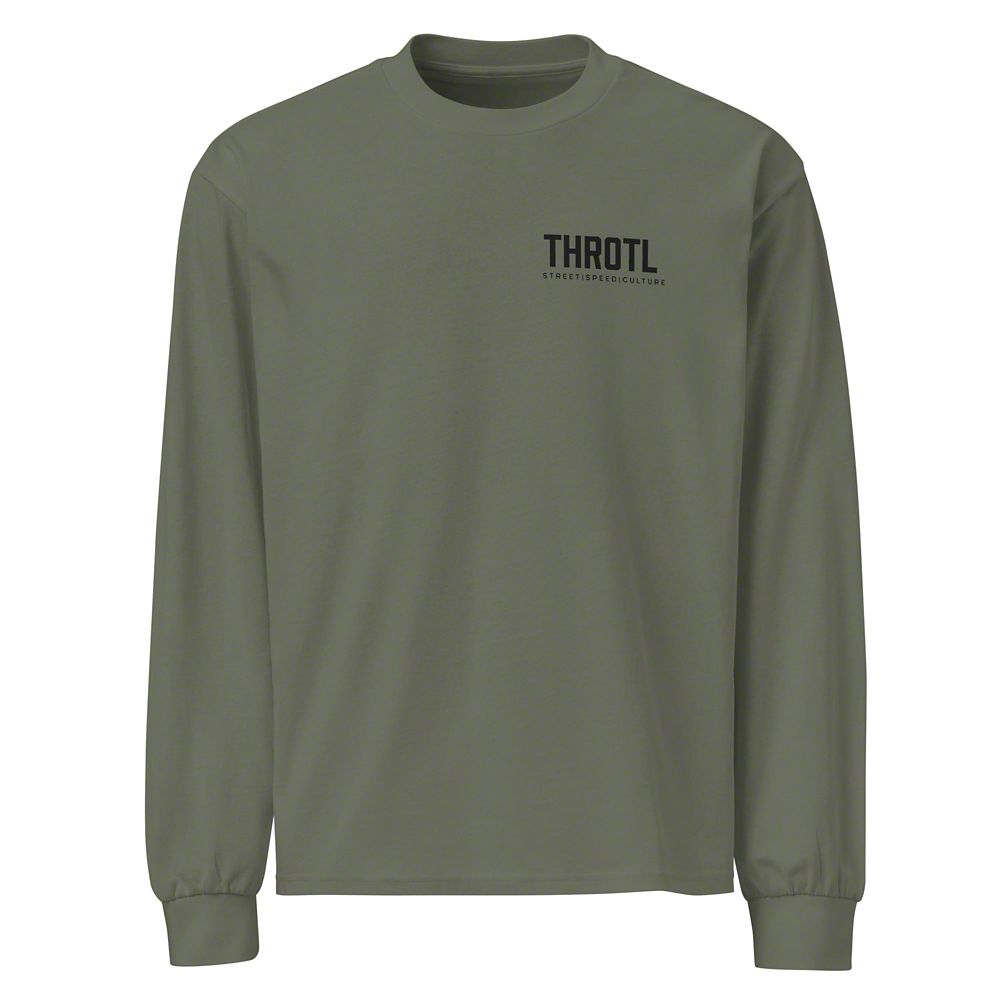 Throtl GTR Street Speed Culture Premium Heavyweight Oversized Long Sleeve Shirt