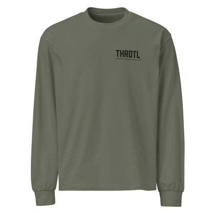 Throtl GTR Street Speed Culture Premium Heavyweight Oversized Long Sleeve Shirt