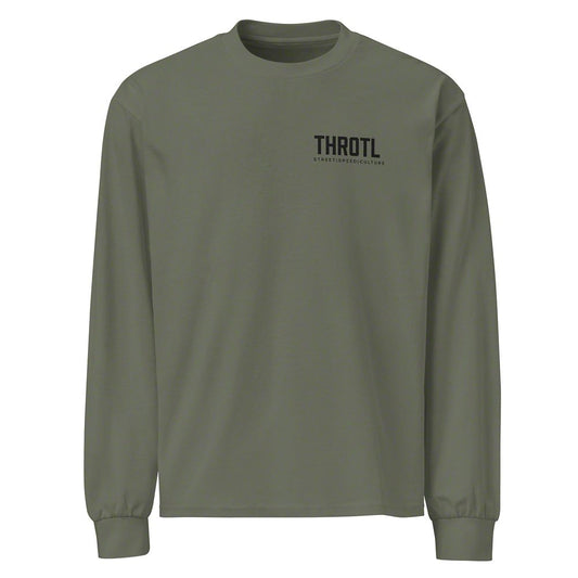 Throtl GTR Street Speed Culture Premium Heavyweight Oversized Long Sleeve Shirt