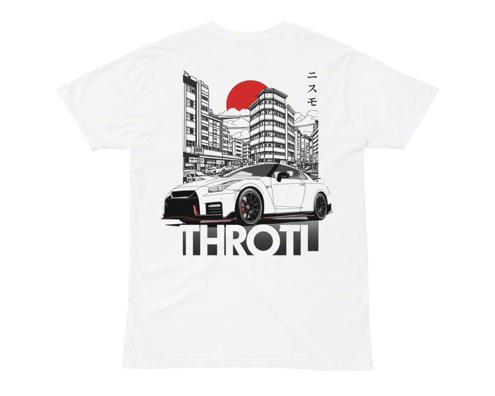 Throtl R35 DayTime Short Sleeve T-Shirt; White