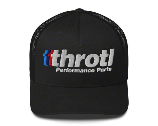Throtl BMW Performance Trucker Hat; Black