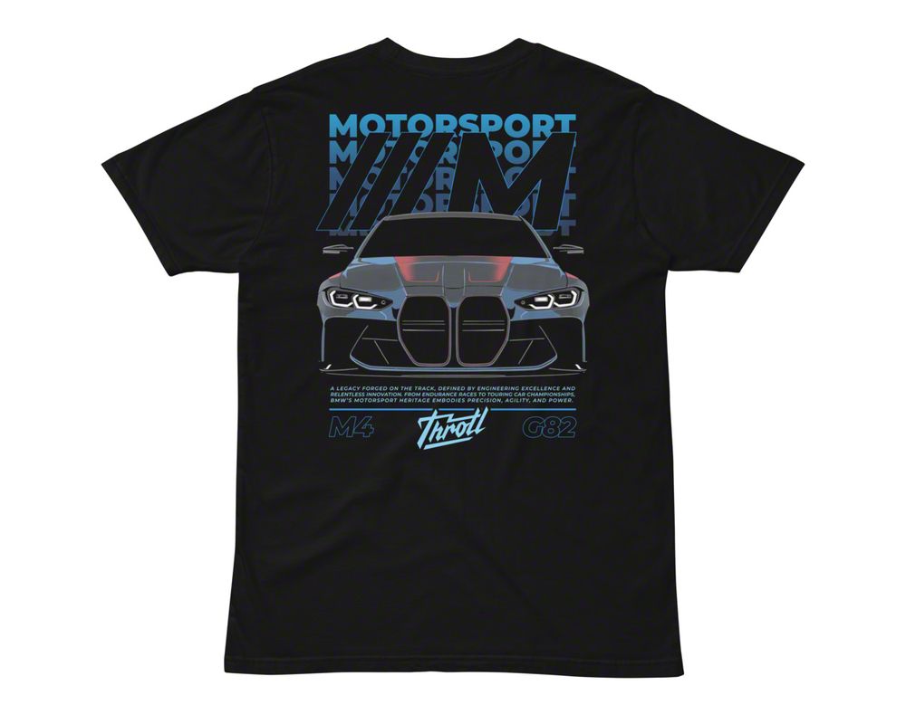 Throtl Blue M Official Short Sleeve T-Shirt