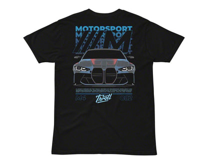 Throtl Blue M Official Short Sleeve T-Shirt