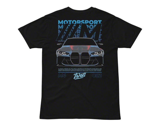 Throtl Blue M Official Short Sleeve T-Shirt