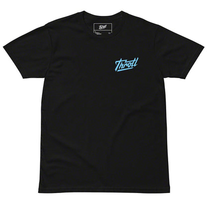 Throtl Blue M Official Short Sleeve T-Shirt