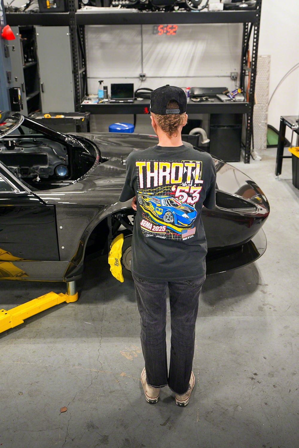 Throtl SEMA Official Ford GT Oversized Short Sleeve T-Shirt