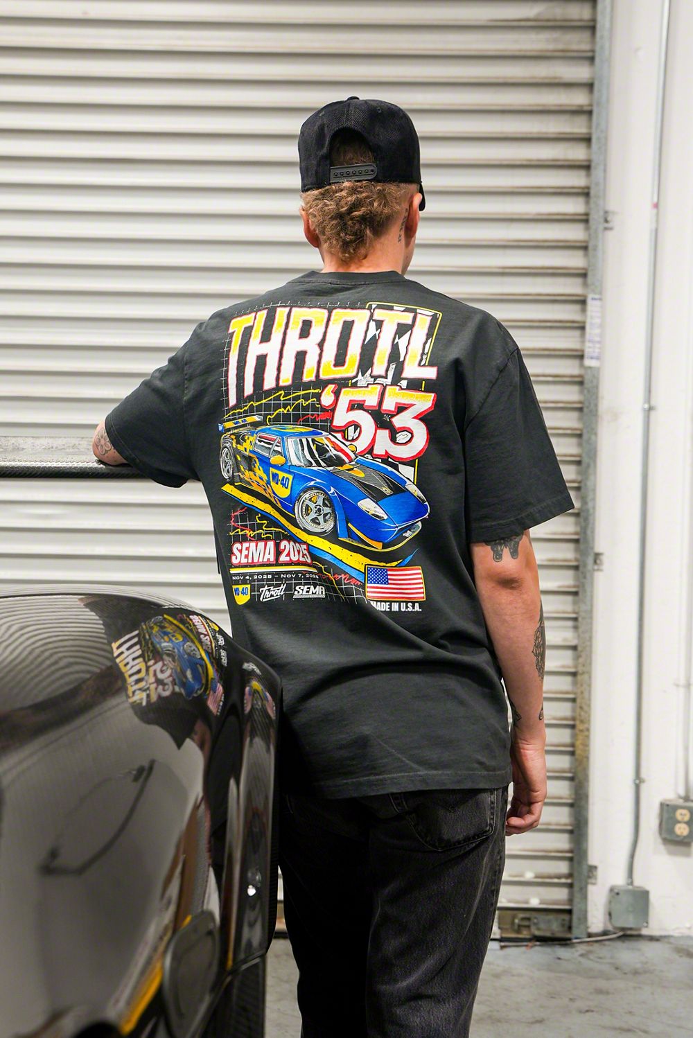 Throtl SEMA Official Ford GT Oversized Short Sleeve T-Shirt