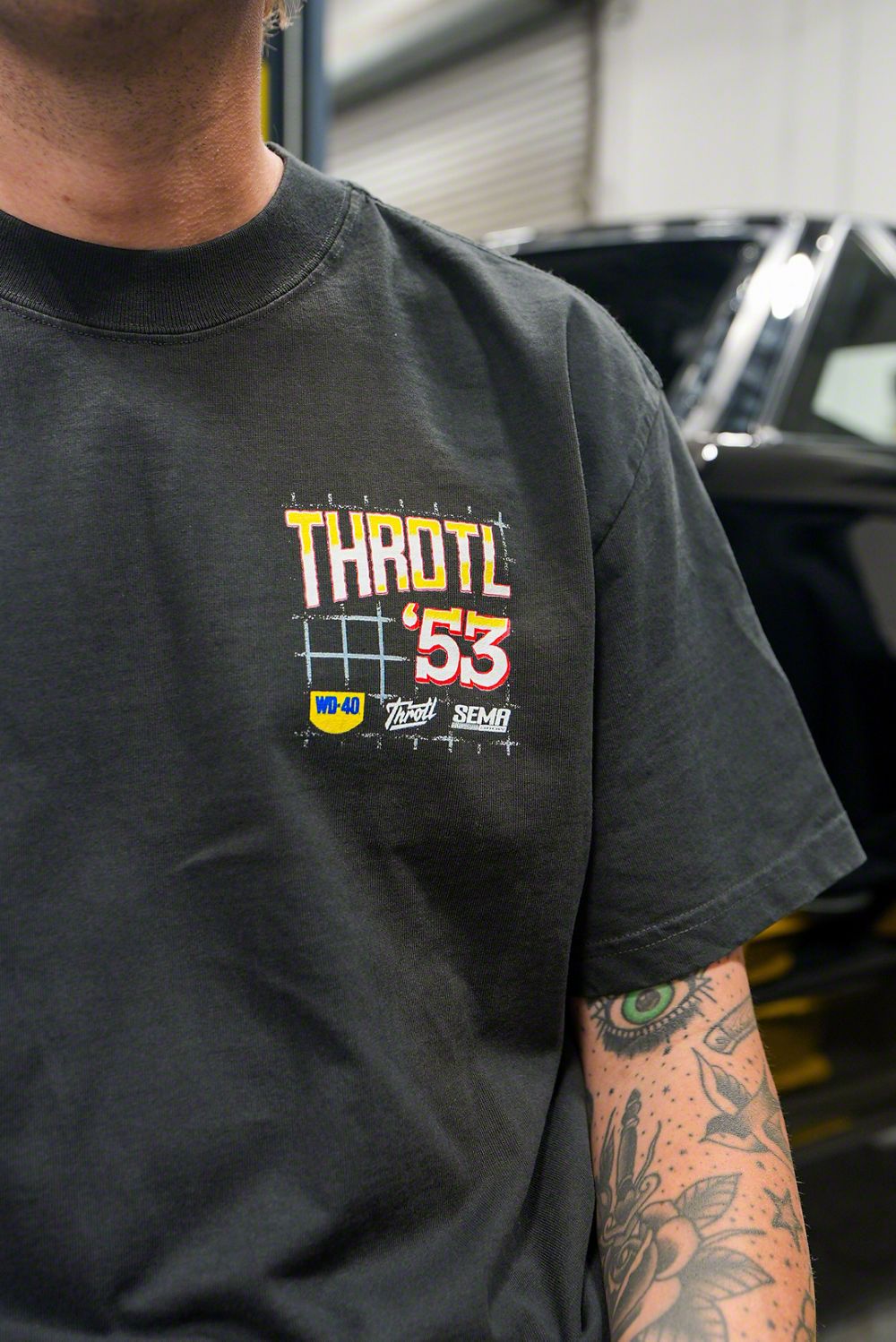 Throtl SEMA Official Ford GT Oversized Short Sleeve T-Shirt