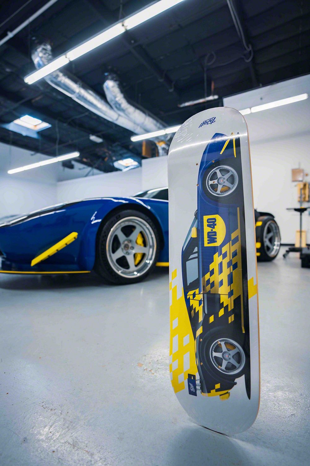 Throtl Limited Edition Ford GT Skateboard Deck