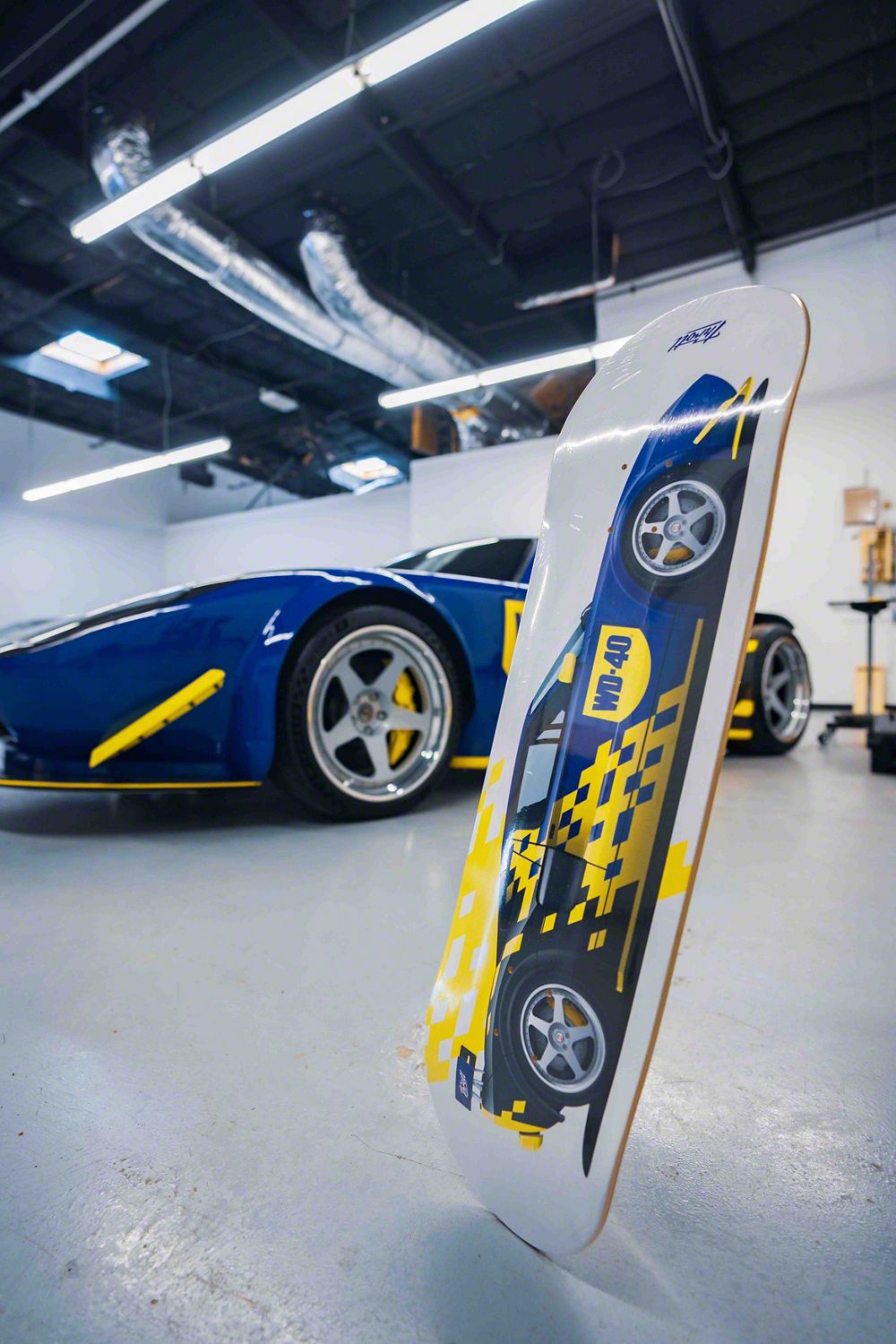 Throtl Limited Edition Ford GT Skateboard Deck