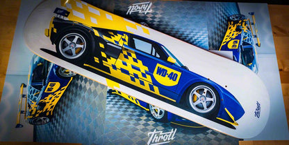Throtl Limited Edition Ford GT Skateboard Deck