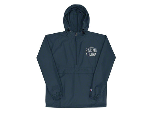Throtl Racing Club Embroidered Jacket; Navy